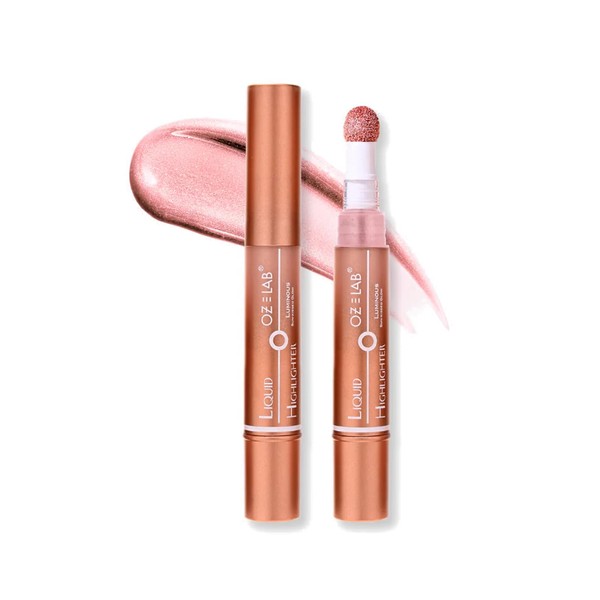 OZ LAB Angelo Glow Liquid Highlighter Wand Rose Gold –