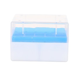 VILLFUL 2pcs Cryovial Freezing Box Cryogenic Storage for Laboratory Use Secure Locking Mechanism Material for Microtube and Vial Organization