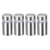 sourcing map Pack of 4 Screw Mounting Wall Mount Acrylic