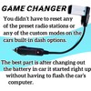 Sharutia Battery Memory Saver Automotive 12V,Save Memory Data of On-board