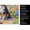 Australian Shepherd Spring Garden Kitchen Towel
