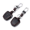 Happyit Leather Car Key Cover Button Remote Key