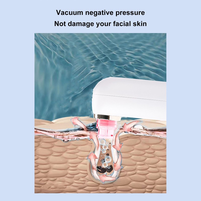 Facial Oxygen Injector 3 Gears 6 Suction Heads Vacuum Negative