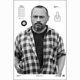 Transtar Photo Target Rifles Pistols Arrows Hunting Shooting Range Law Enforcement Training(28 x 40 Inch 50 Pack)