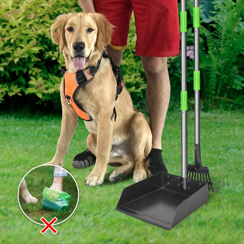 TOOGE Larger Pooper Scooper for Large Dogs, Dog Pooper Scooper
