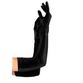 Leg Avenue Velvet Opera Length Handschuhe
