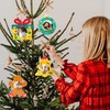 Shitailu Christmas Photo Frame Ornaments, DIY Unfinished Wood Picture Frame