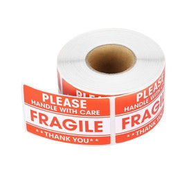 Operitacx 2 Rolls Moving Labels Packaging Moving Labels for Cardboard Boxes Fragile Tape Sticker Copper Plate Package Stikcer Coated Paper Sign