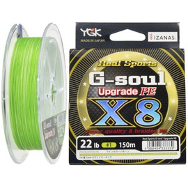 YGK G Soul X8 Upgrade PE Braid 1.0/22 lb /150m