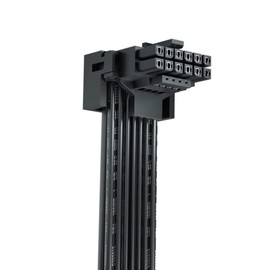 lilila-ree ATX 3.0 PCIe 5.0 2x8 Pin to 90-Degree Angled 12VHPWR 16 Pin Power Cable for RTX 4090/4080/4070/4060/3090ti for EVGA/SuperFlower Models