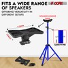 5 Core Speaker Stand Pair Tripod Floor Heavy Duty Adjustable