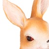 Solar Rabbit Statue Cute Handpainted Resin Bunny Statue Decor Rabbit