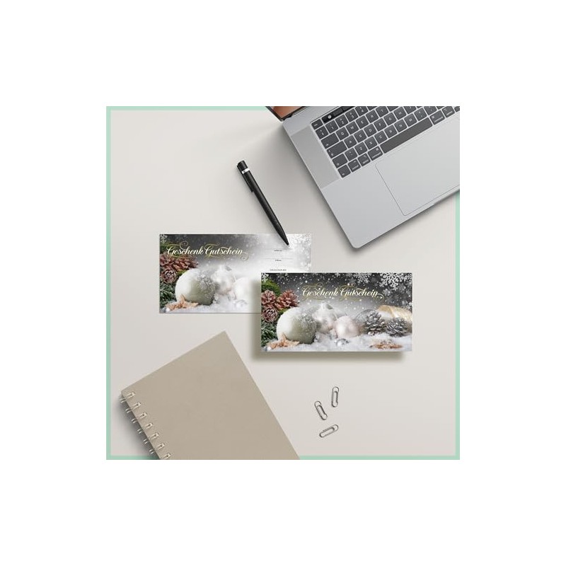 Gift Voucher Gift Vouchers for DIN Long Envelopes (Pack of