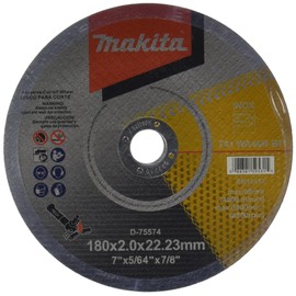 Makita Disco para corte de acero 7' inoxidable caja con 25 piezas D-75574-50