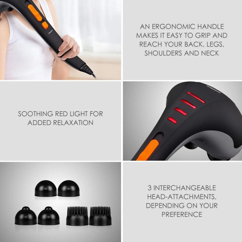hangsun Handheld Neck Back Massager MG400 Deep Tissue Percussion Massage