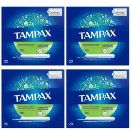 Tampax Super Tampons – 80 Tampons (4 Packs) | Cardboard Applicator for Easy Insertion | Leak-Proof, Gynaecologically Tested, Oeko-TEX Certified | Comfortable & Reliable Protection