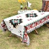 Bohemian Blanket Knitted Blanket Nordic Aztec Blanket Fringe Blanket Camping