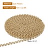 sourcing map 10 Yards 0.3 inch Burlap Ribbon Natural Jute