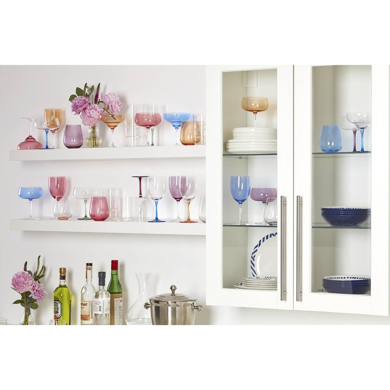 Oneida True Colors Margarita Glasses, Set of 4, 4 Count,