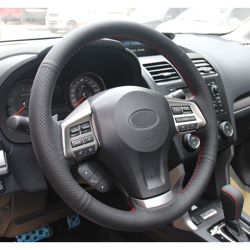 Eiseng DIY Steering Wheel Cover for Subaru Impreza 2013 2014