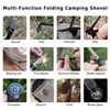 Sunkoon Survival Shovel Survival Axe, Camping Folding Shovels Hatchet with