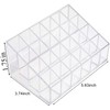 Shiwaki 24 grid transparent plastic storage box household small items