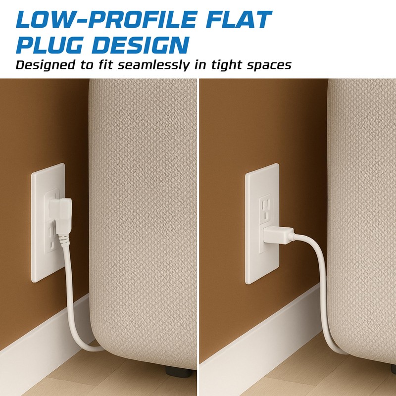 OHLECTRIC Lamp Lighting Cord with Switch Set – 8 Feet