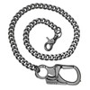 [Ahiller] Mens Wallet Chain, Tungsten Steel Sharp Cone Carabiner Double