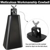 Steel Cowbell with Stick, Noise Makers Hand Metal Percussion Cow