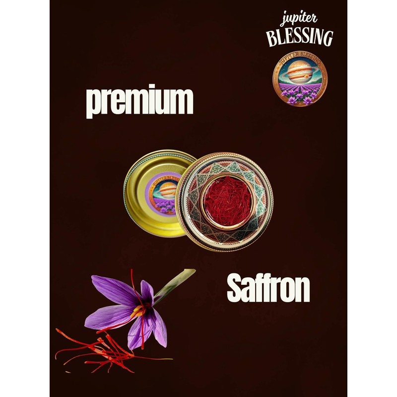 Premium saffron threads, organic golden red saffron (1 Gram)