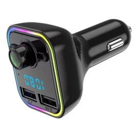 Eco R Transmisor Bluetooth Audio Manos Libres Doble Usb Cargador