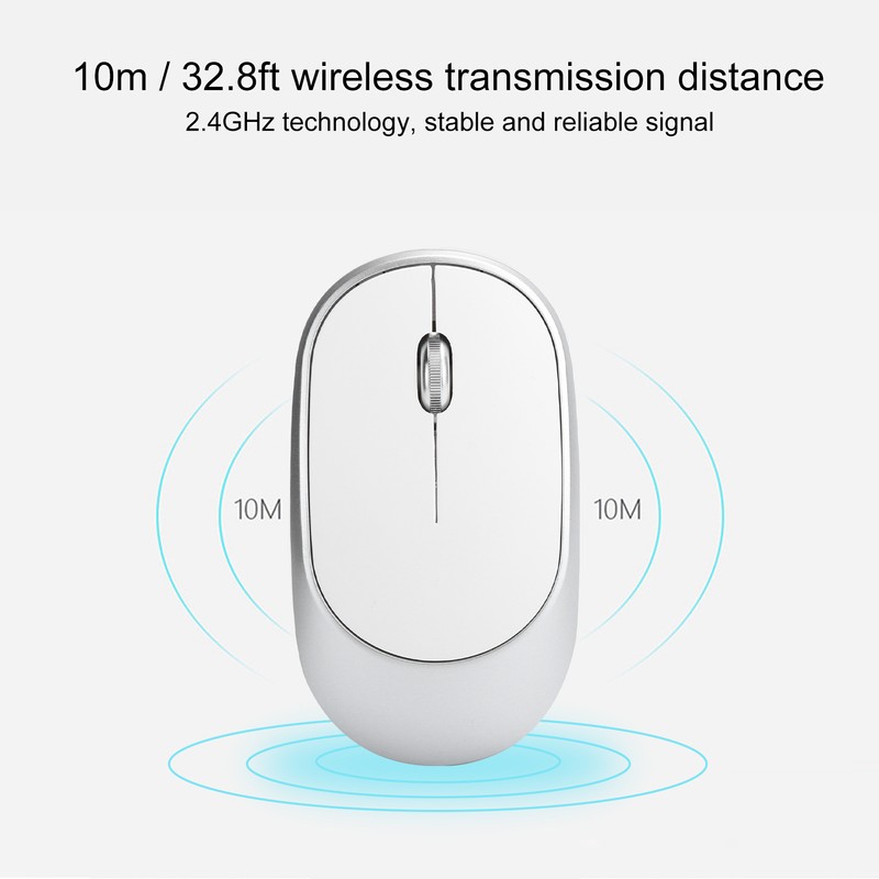 Wireless Mouse DPI Adjustable Chargable Optical Computer External Device with