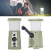 Camping Lamp Hand Cranked Solar Power Indicator LED IPX3 Waterproof