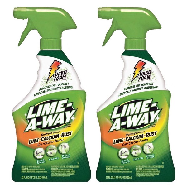 Lime-A-Way Lime Calcium Rust Cleaner, 22 oz (Pack of 2)