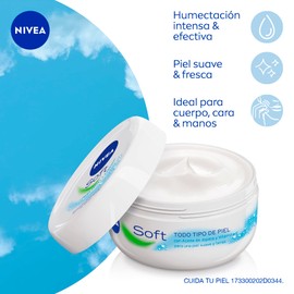 Nivea Crema Corporal Humectante Soft Tarro, 200ml