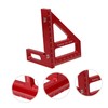 Operitacx 45 90 Carpentry Ruler Angle Combination Square Straight Bevel