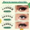 Extensiones De Pestañas Kit 144pcs Mixta Gruesa Y Natural