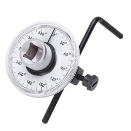 Torque Protractor 360° Adjustable 1/2 Inch Drive Torsion Wrench Tool Torque for Yielding Torque Adapter