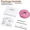 Aeesio Softball Baseball Glove Lace, Mitt Lace Repair Kit Includes