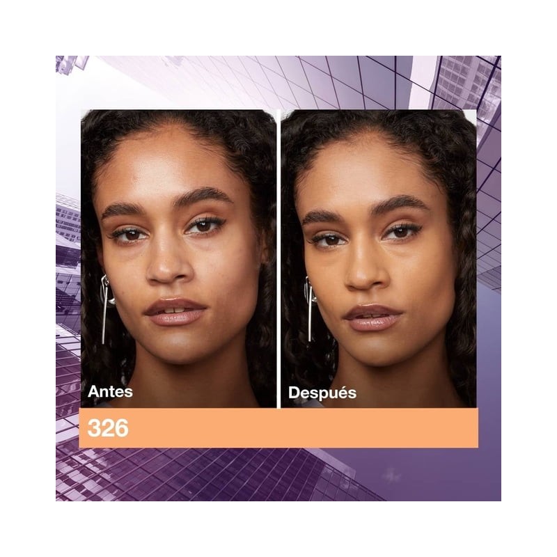 Base de maquillaje Maybelline Superstay Lumi Matte tono 326, 40