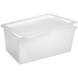 SP Bel-Art Polypropylene Instrument Tray with Cover; 11 x 6 x 5 in. (F16191-0000)