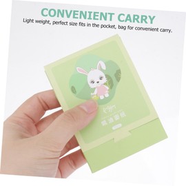 Healvian 1600pcs Compact Oil Absorbing Blotting Paper for Oily Skin Facial Oil Control for Home Gym Office Fresh Chic Design for Women Instantly Absorbs Without Residue