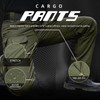 Hiwise Men's Stretch Tactical Pants Water Resistant Ripstop Cargo Pants