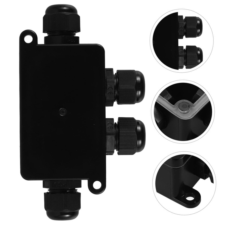 SHINEOFI Box Outdoor Junction Box for Electrical Connections Enclosure for