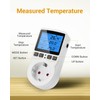 230 V Temperature Controller Sockets Heemol Thermostat Heating, Frost Monitor