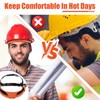 6 Pcs Hard Hat Sweatband, Cotton Hard Hat Liner, Washable