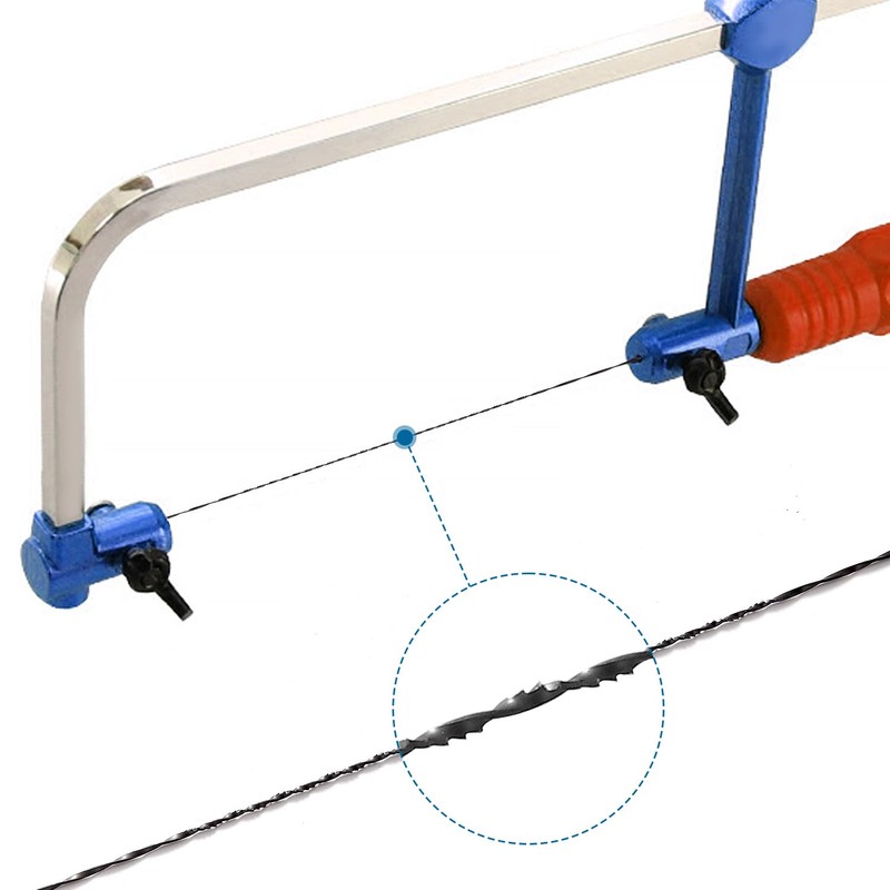 VooGenzek 12 Spiral Scroll Saw Blades, 5# Teeth, for Wood