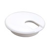 2 Pack Rok Hardware 3" (76mm) White Round Computer Desk