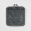 JAJU squishy clean foot washing mat, steel gray steel gray_FRFR