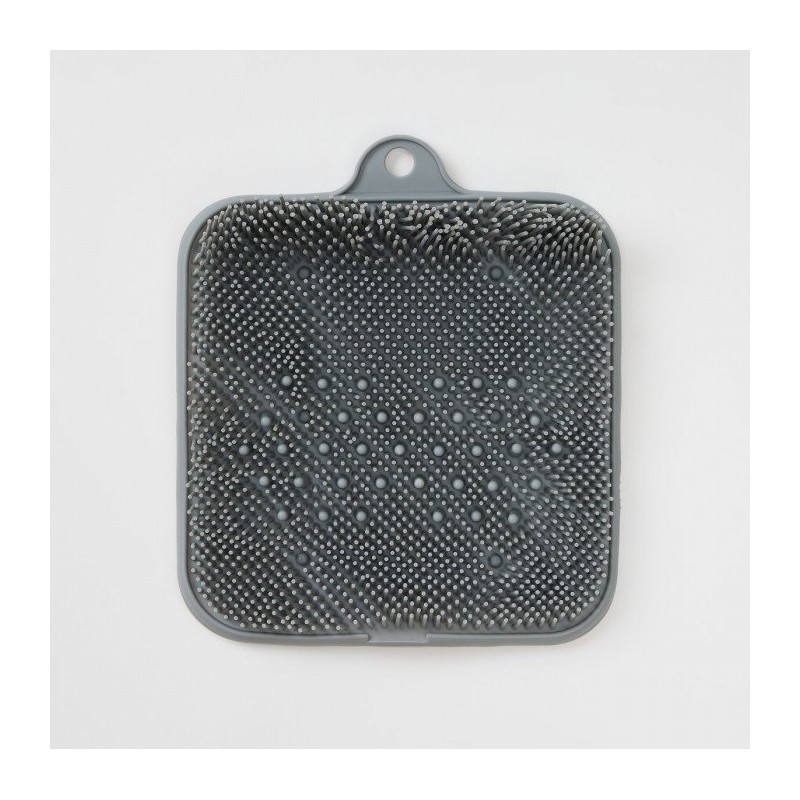 JAJU squishy clean foot washing mat, steel gray steel gray_FRFR